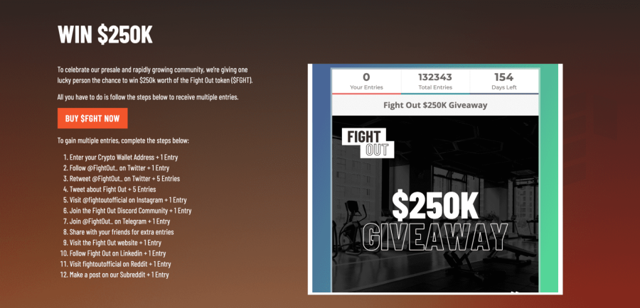 Fight Out Giveaway