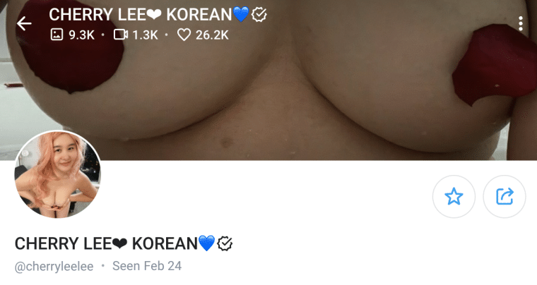  온리팬스 한국계정 추천 - korean onlyfans 