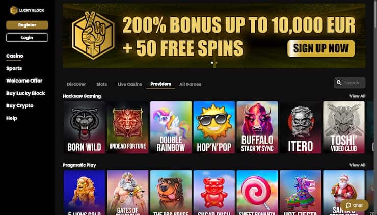 Lucky Block Neosurf Casino Online