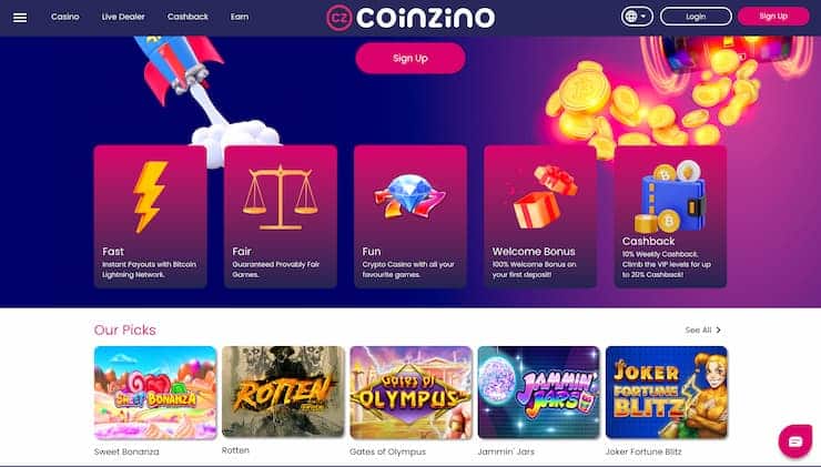 Coinzino Neosurf Casino Online