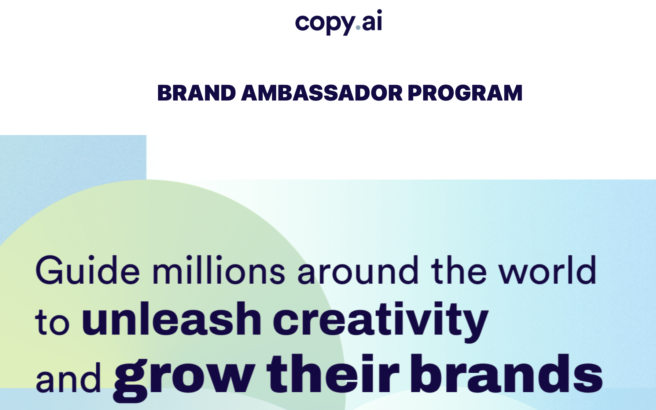 Copy.ai creator program