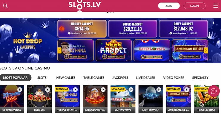 Slots.lv Games Online