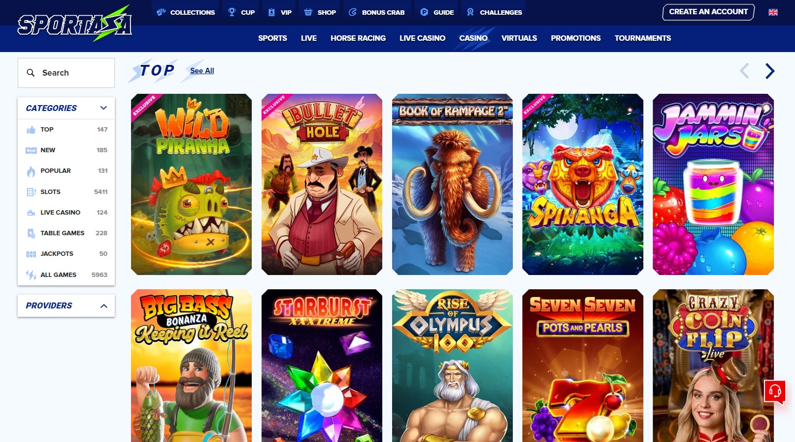 Sportaza Homepage