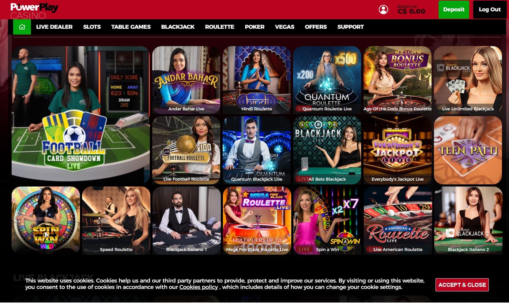 Start Gambling at Powerplay casino