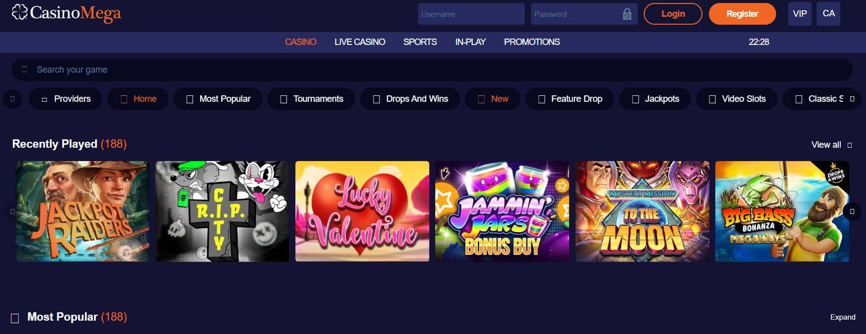 Casino Mega online casino