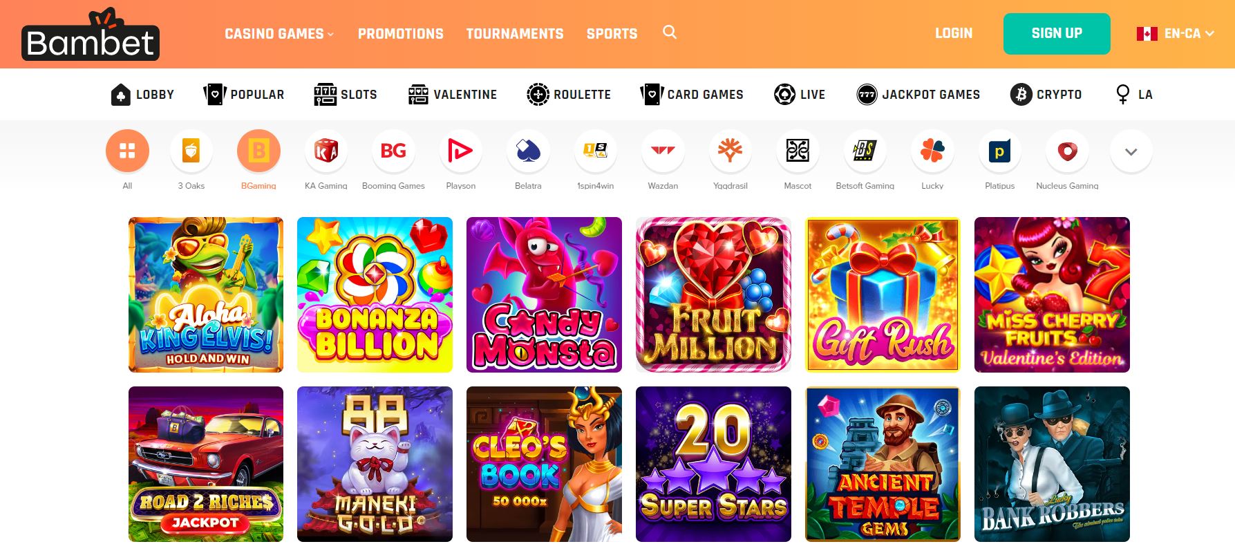 Bambet online casino