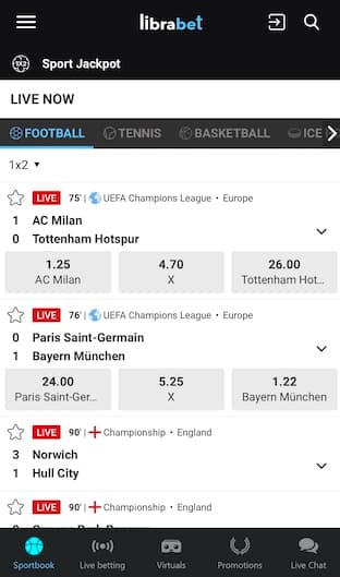 LibraBet mobile NZ betting