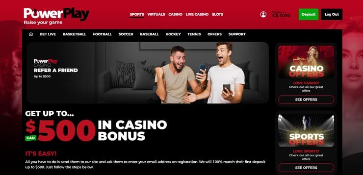 PowerPlay refer a friend bonus