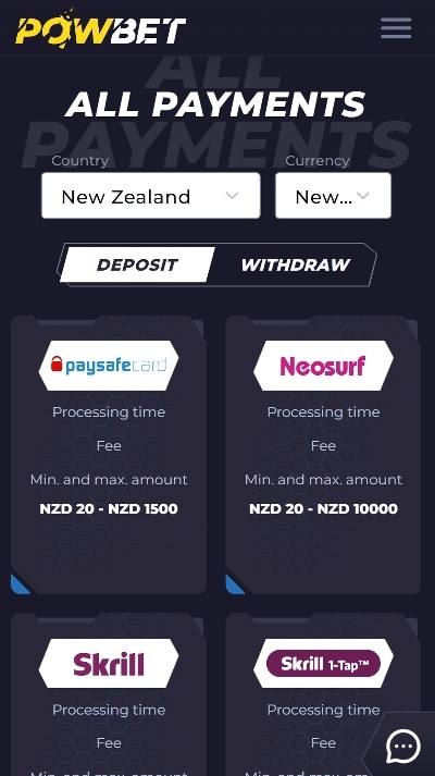 safest online casino in New Zealand - Deposit