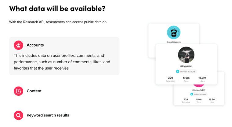 tiktok makes available research api to us reseachers