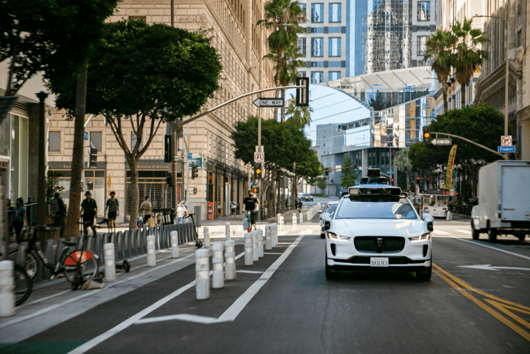 waymo driverless cars in LA