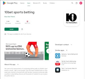 10bet betting app
