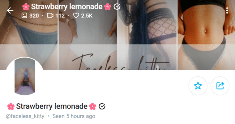 strawberry lemonade South African OnlyFans