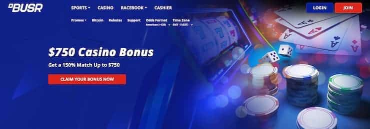 BUSR Casino Welcome Bonus