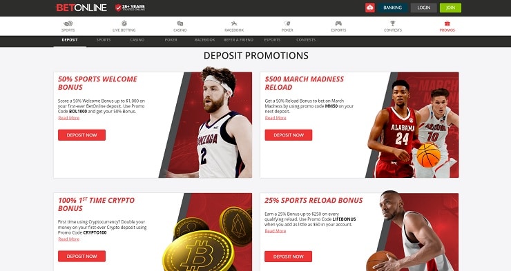BetOnline Tether Betting Site