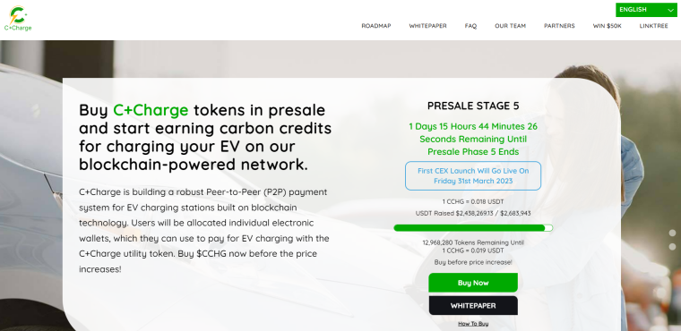 C+Charge website