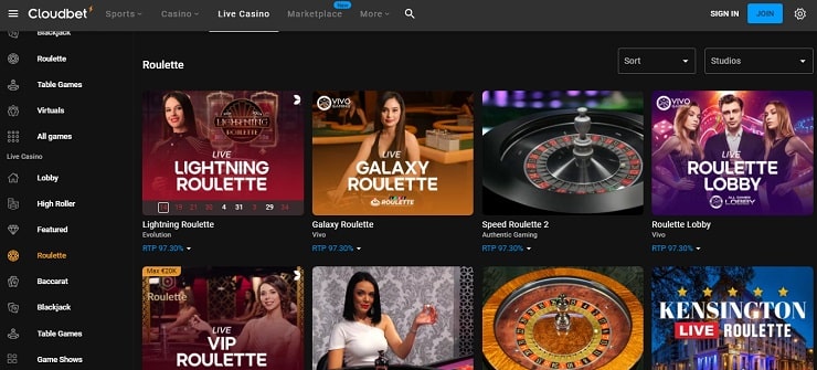 Cloudbet French Roulette