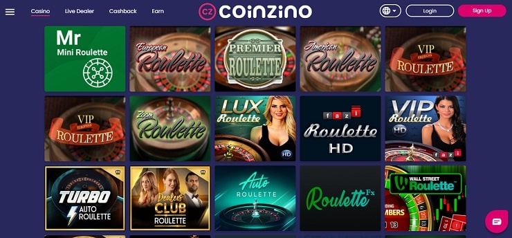 Coinzino French Roulette