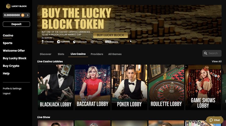 Lucky Block Indian Casino