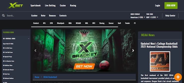 XBet March Madness betting