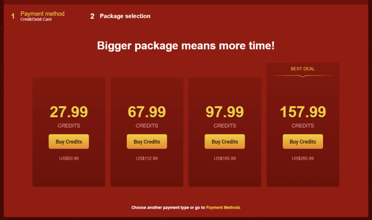 LiveJasmin pricing 
