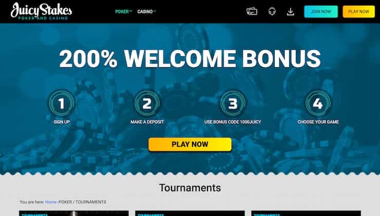 Juicy Stakes Online Poker Casino