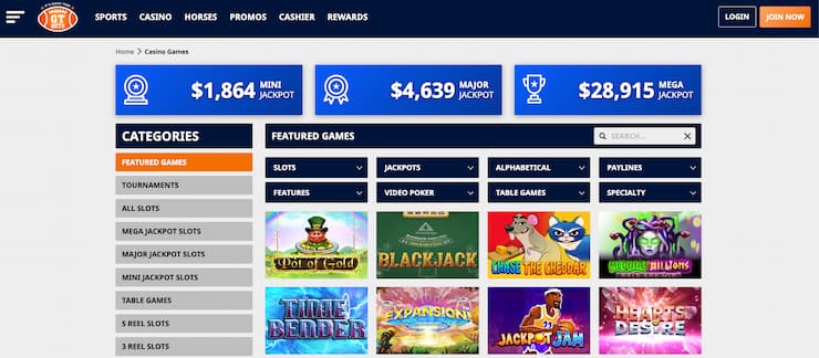 gt bets casino games