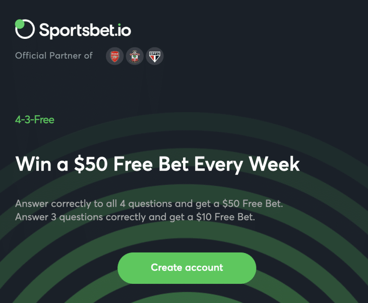 Visit Sportsbet.io and play