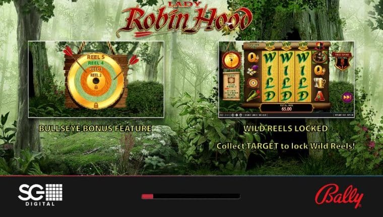 The Lady Robin Hood slot machine