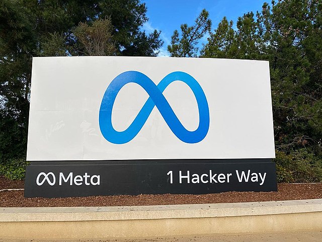 meta headquarters sign