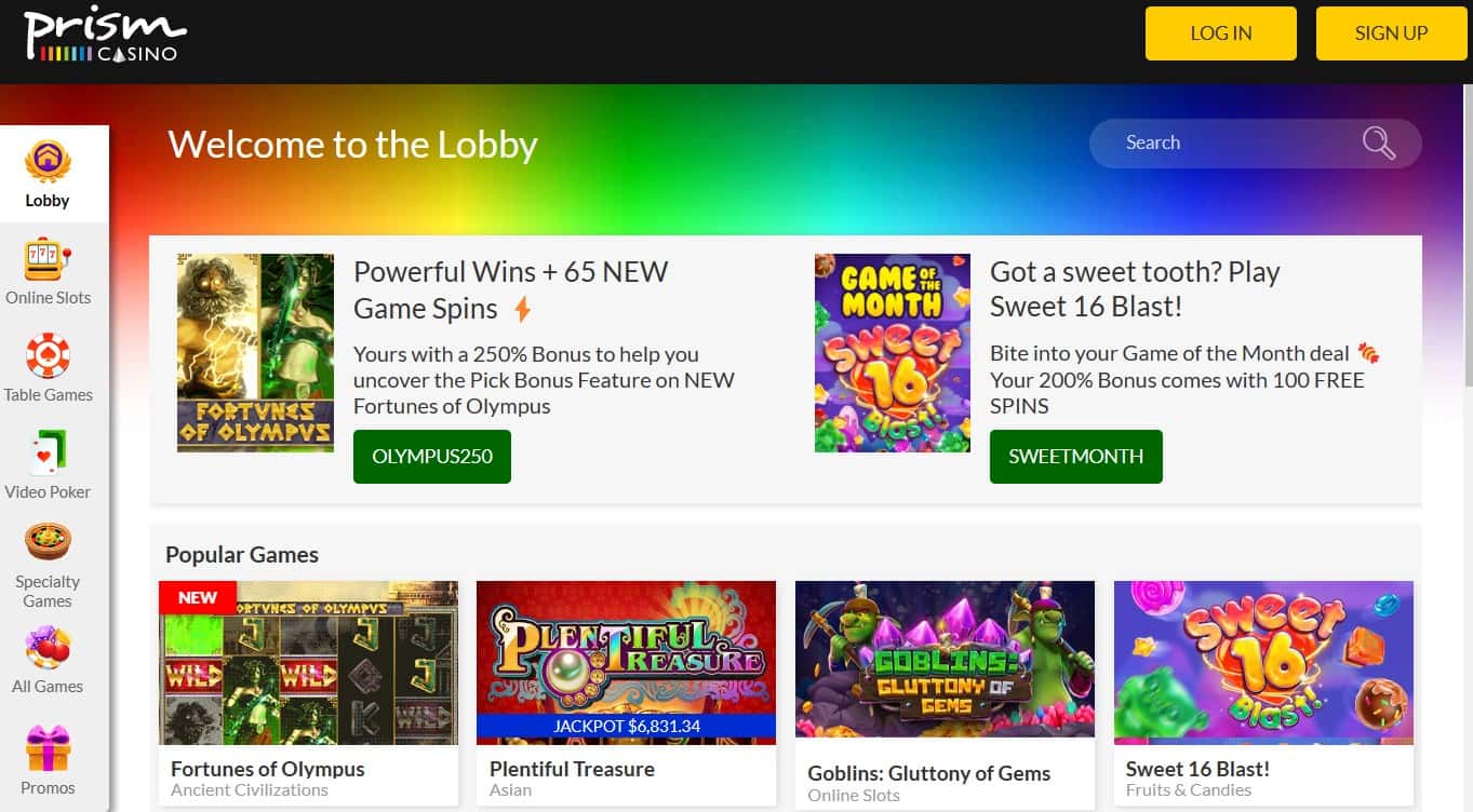 Prism Casino Promo Codes 2024 Prism Review