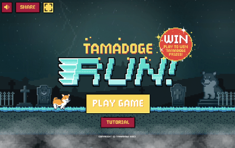 tamadoge run game launch