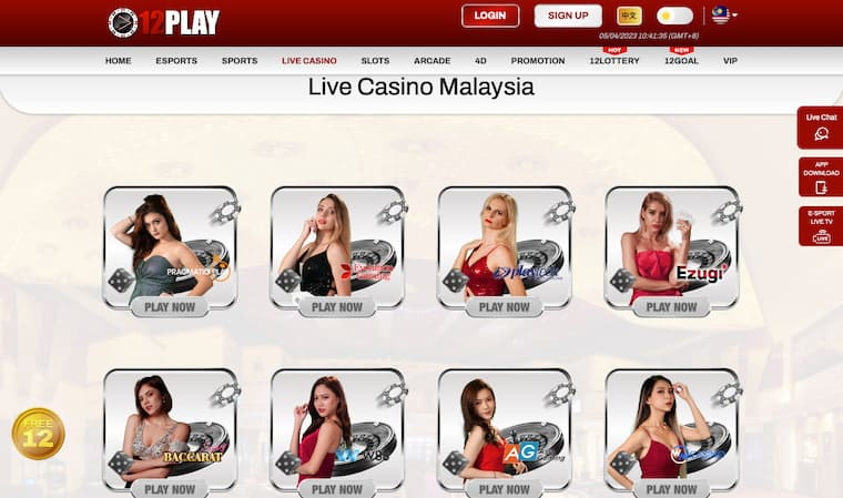 12Play Live Casino