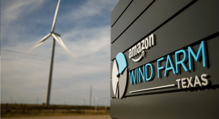 Amazon sustainability page