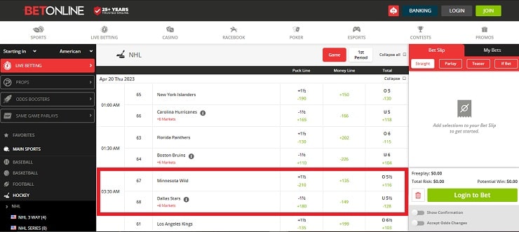 Puck Line Betting What Does Puck Line Mean In Betting 