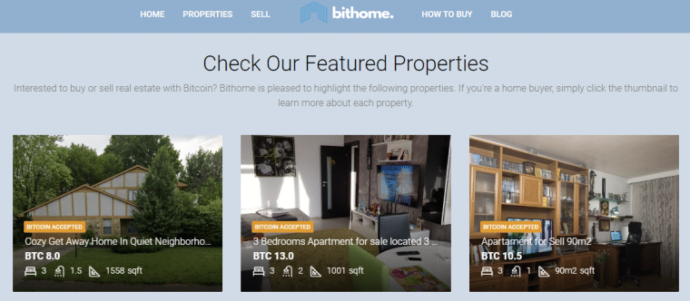 Bithome properties