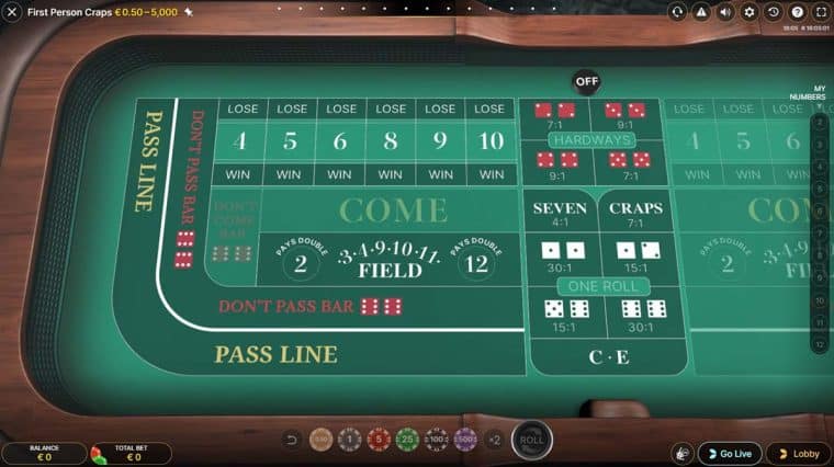 craps for paroli betting strategy