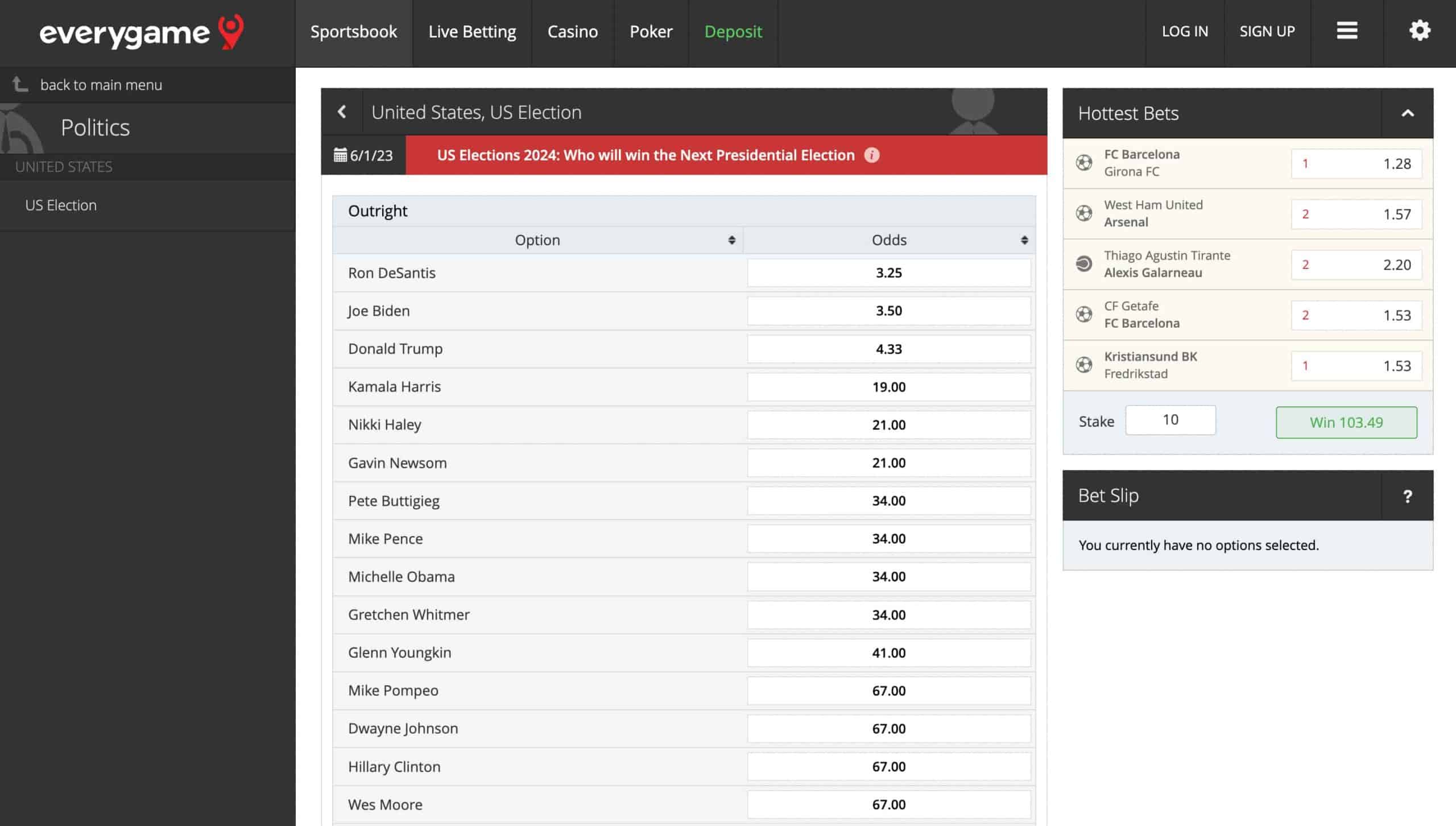 Political Betting Guide 2024 Best Politics Betting Sites