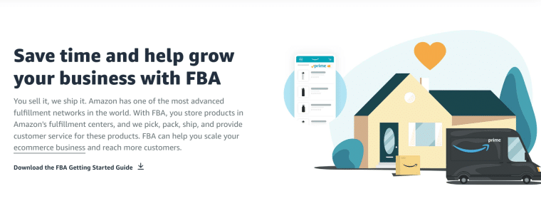 FBA Amazon page
