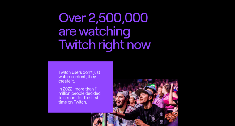 Twitch page