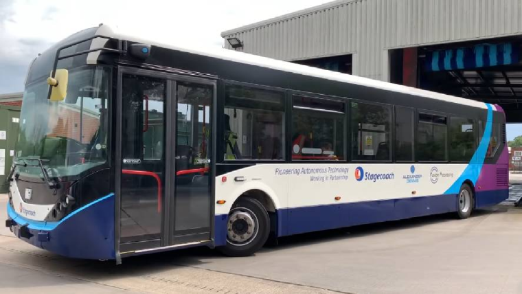 Stagecoach self-driving bus