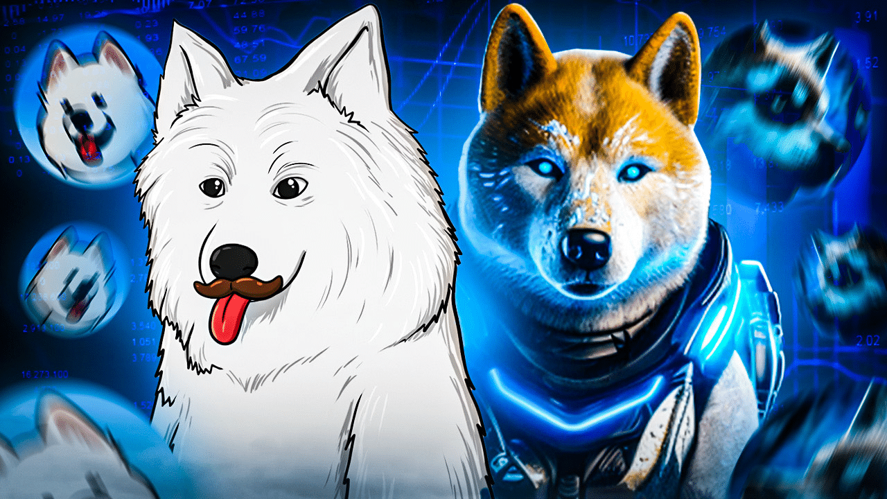 2 New Viral Dog Memecoins Face Off For Dominance - Will AiDoge or SamoyedCoin Win Out_