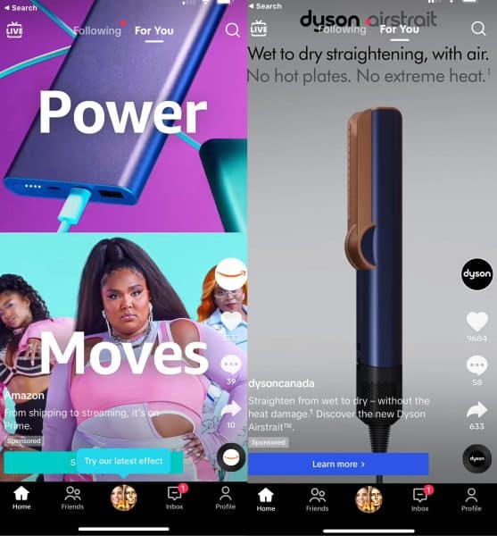 In Feed Ads
