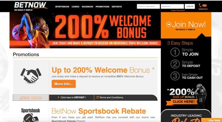 BetNow IL sportsbook bonus