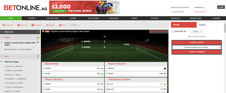 BetOnline Sports betting