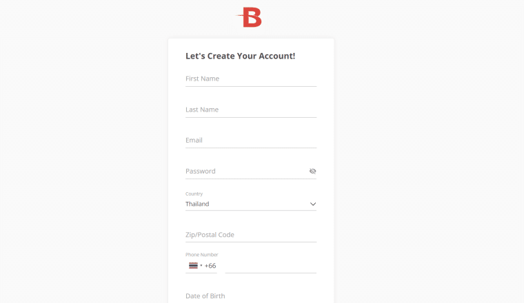 Create your account on BetOnline