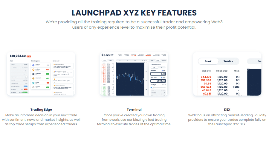 Launchpad XYZ offers a range of Web 3 services, focusing on analytics and insights
