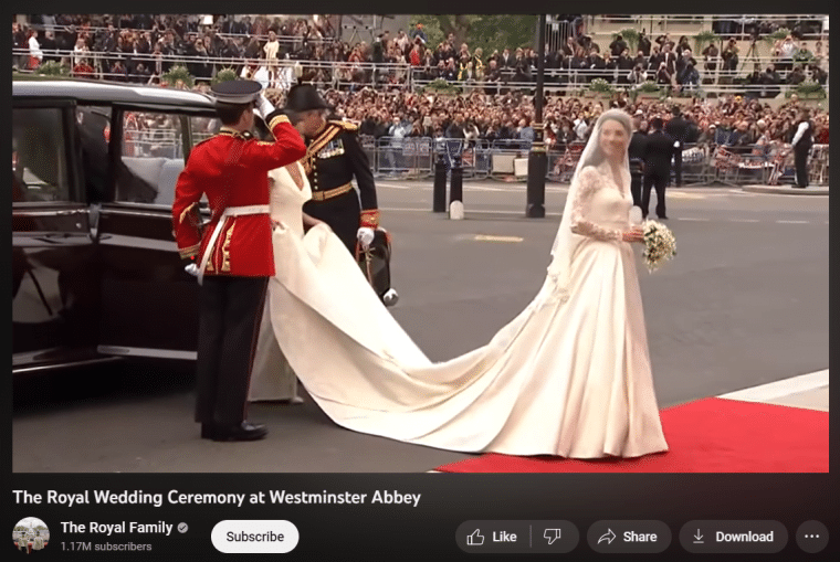 Royal Wedding YouTube