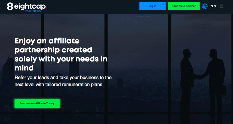 Eightcap partners home