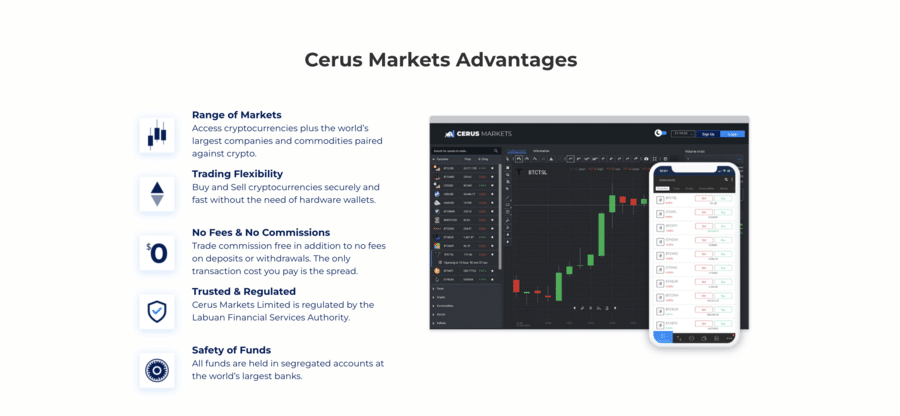 Cerus Markets Advantages